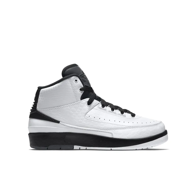 Jordan 2 Retro Wing It (GS) White/Black-Cool Grey (834283-103)