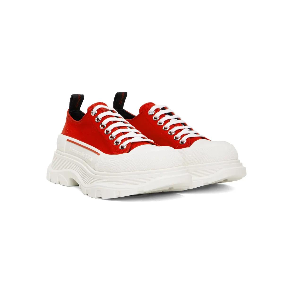 Alexander McQueen Red Tread Slick 6487 LUST RED/WHI/LU (705660W4L51) (4)