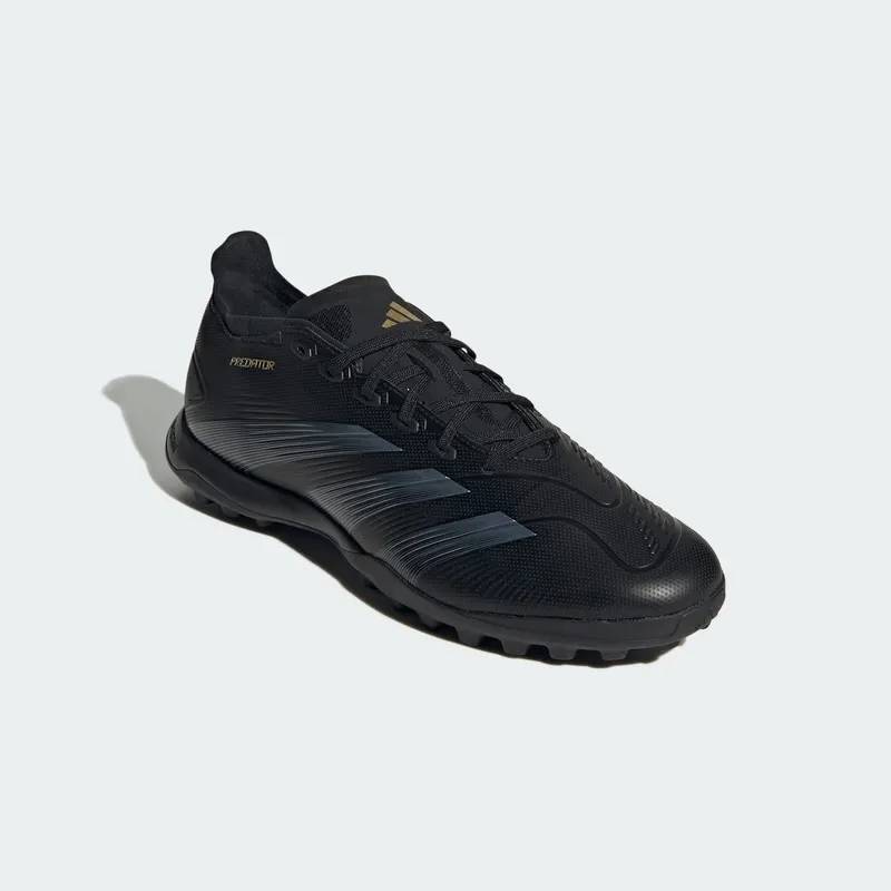 Adidas Predator League Turf Soccer “Core Black / Carbon / Gold Metallic” (IF6377)