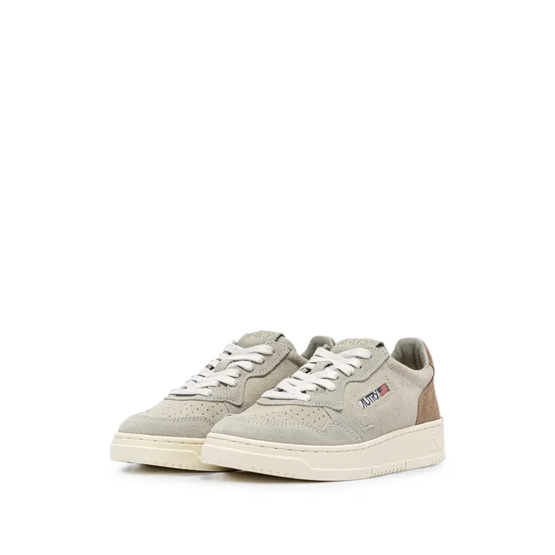 Autry Medalist Low Perforated-toe Suede “Grey” (AULM TS37)