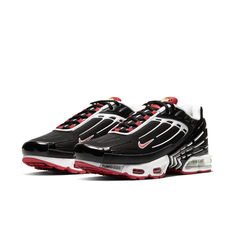 Nike Air Max Plus 3 Black White Track Red Black/White-Track Red (CJ0601-001)