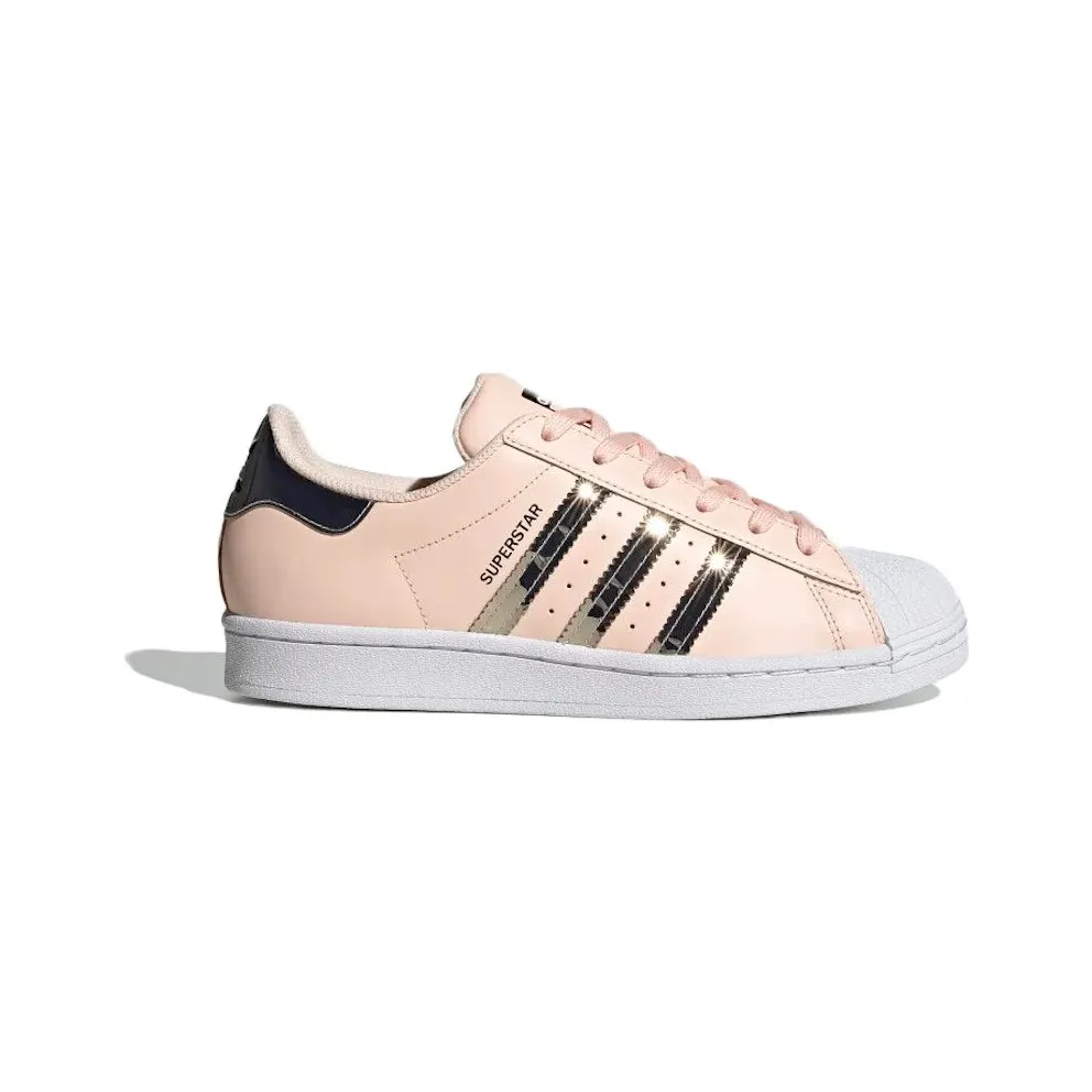 adidas Superstar Metallic Stripes Pink Tint (FW5014)