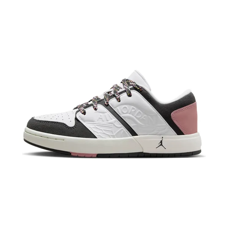 Jordan Nu Retro 1 Low White Red Stardust Saturn Gold Anthracite (FJ5734-101)