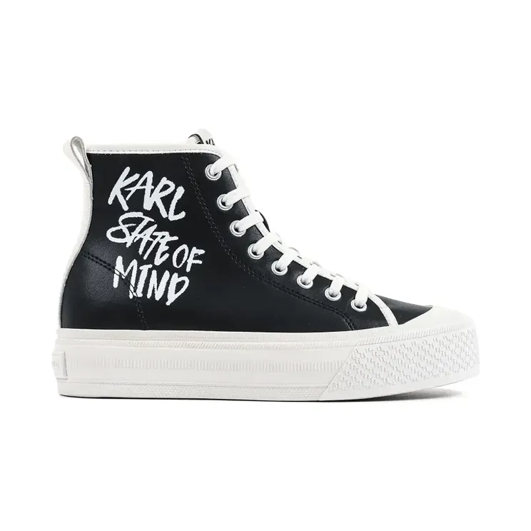 Karl Lagerfeld Kampus Max V high-top “Black” (KL60545)
