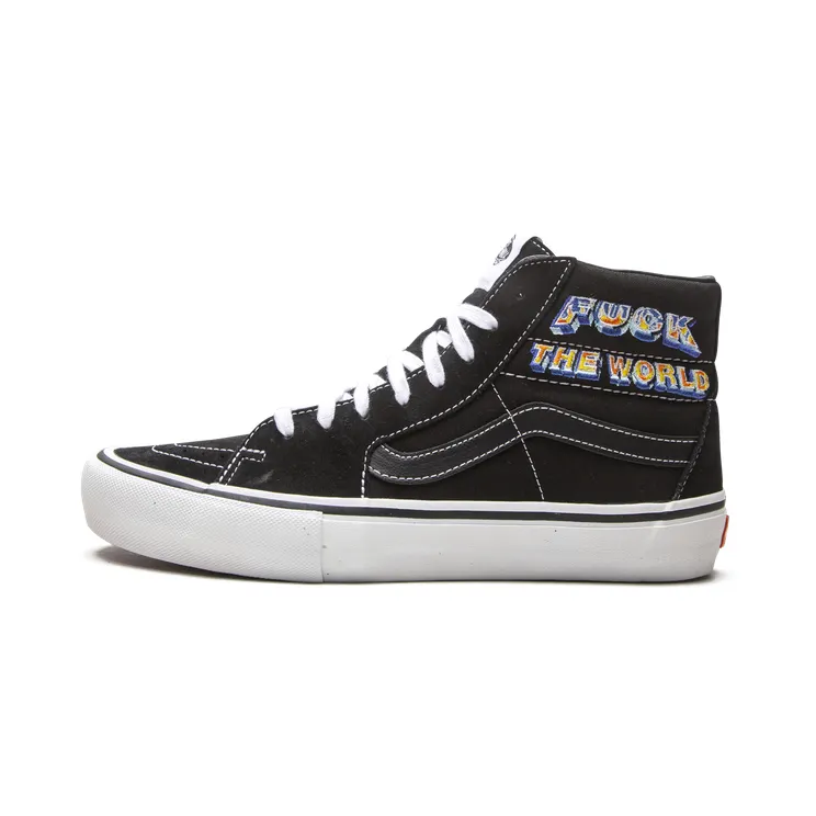 Vans Sk8-Hi Pro “Supreme – F*ck The World – Black” (VN0A45JDSY1)