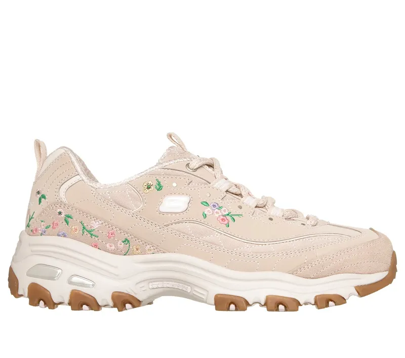 Skechers D’Lites – Garden Chic Sneaker Natuurlijk