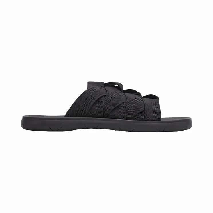 Bottega Veneta Intrecciato Elastic Slides Black (651402V0GV01000)
