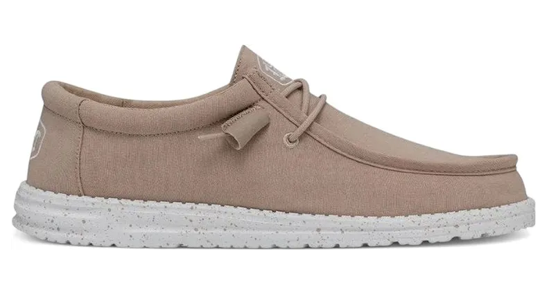 Hey Dude Wally Slub Tan Canvas (40009-265)
