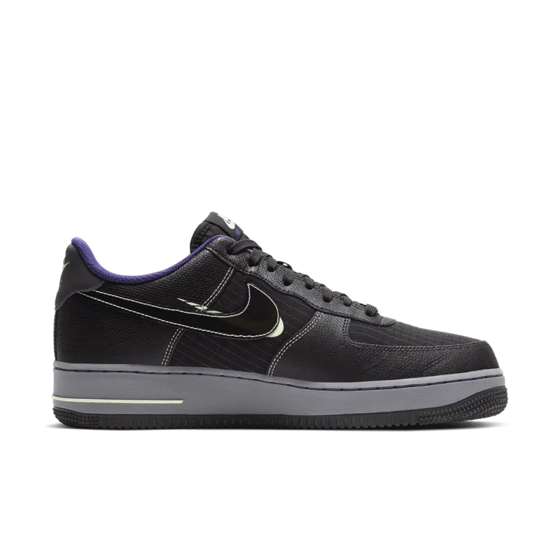 Nike Air Force 1 Low Future Swoosh Pack Black/Cool Grey-Vapor Green-Racer Blue (CT1621-001)