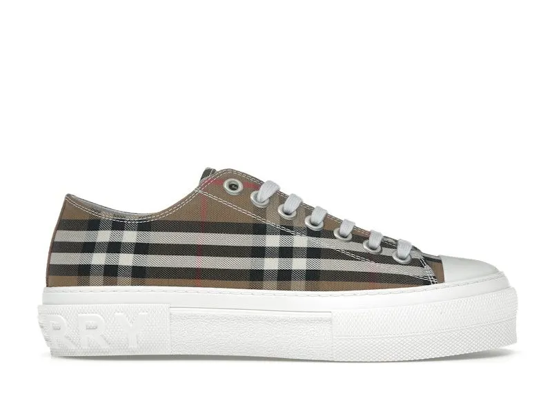 Burberry Low Top House Check Sneaker Taupe Brown (8094731)