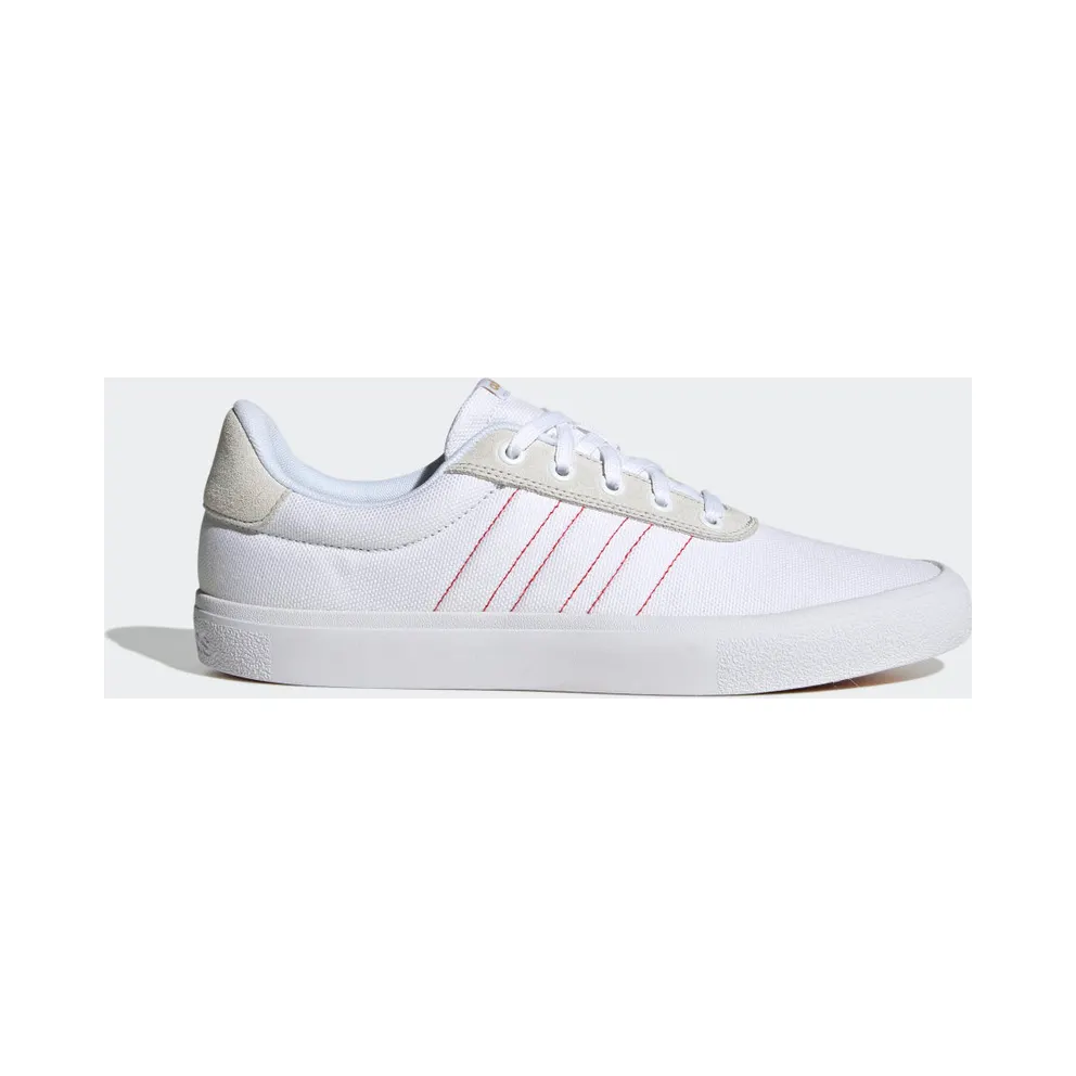 Adidas Vulc Raid3r Lifestyle Skateboarding 3-Stripes Cloud White / Better Scarlet / Matte Gold (H06281)