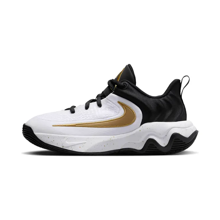 Nike Giannis Immortality 4 “Black / White / Metallic Gold” (IH7664-003)