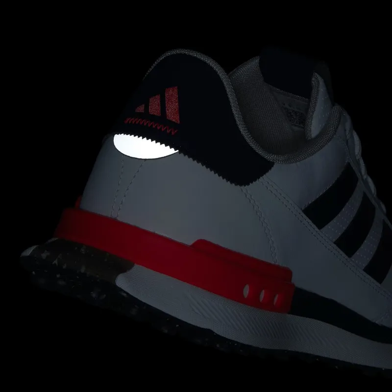 adidas S2G 24 Leather Spikeless Golf Cloud White Collegiate Navy Lucid Red (IH8523)