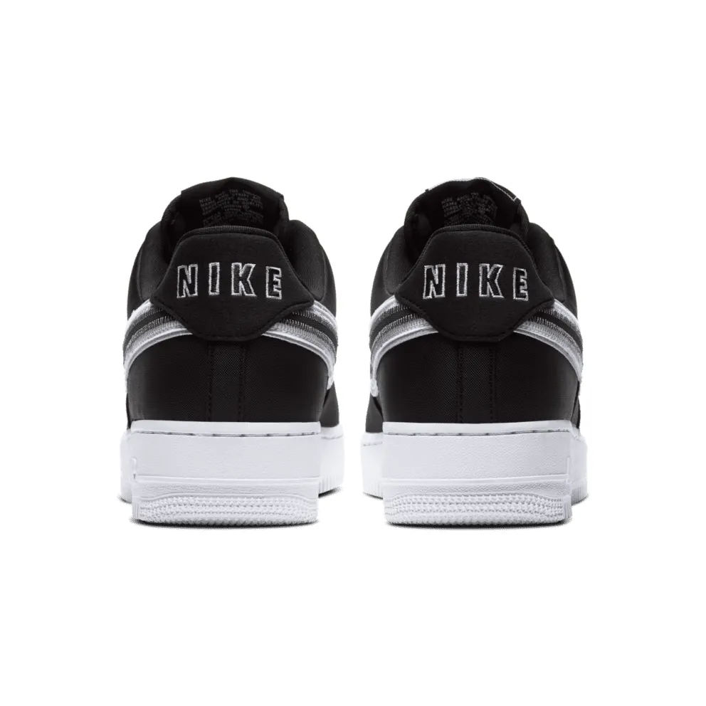 Nike Air Force 1 Low Reverse Stitch Black Black/Wolf Grey-White (CD0886-001)