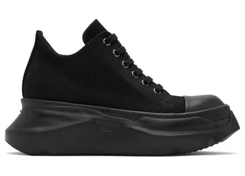 Rick Owens Drkshdw Black Abstract Sneakers (DS01B7842 DM)