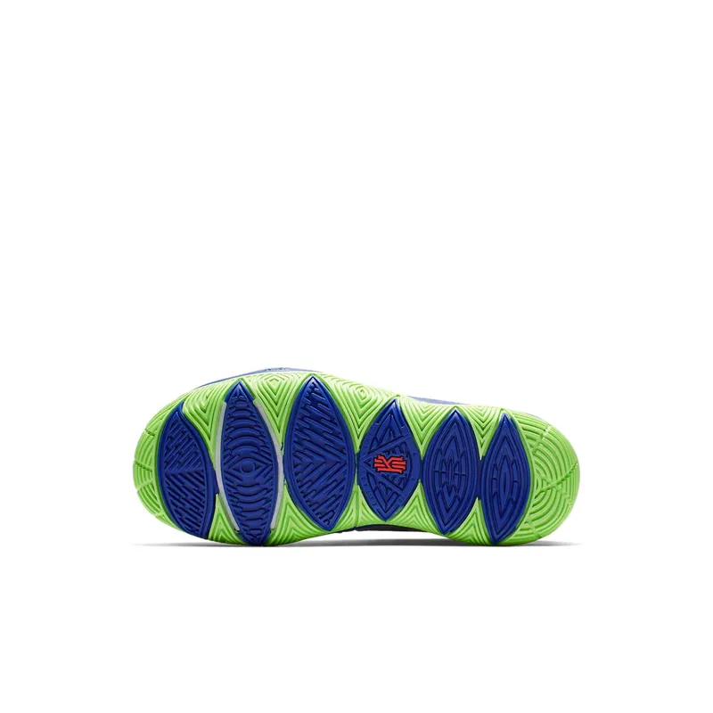 Nike Kyrie 5 Wolf Grey Lime Blast (PS) Wolf Grey/White-Lime Blast (AQ2458-099)