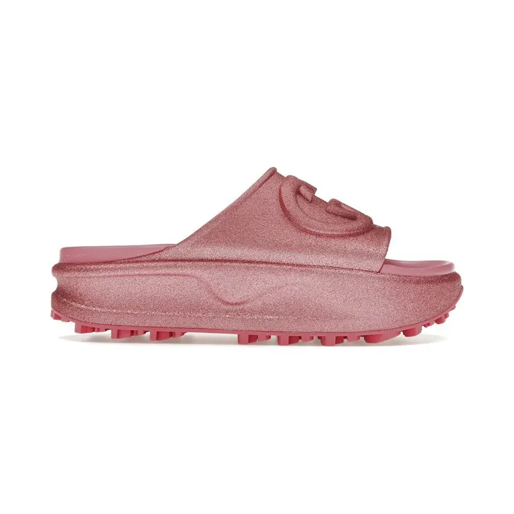 Gucci Interlocking G Slide Metalic Rose (725541 JAAC8 5914)