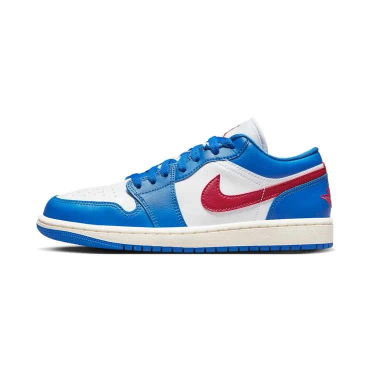 Nike Air Jordan 1 Low Sport Blue Gym Red (W) “Sport Blue / White / Sail / Gym Red” (DC0774-416)