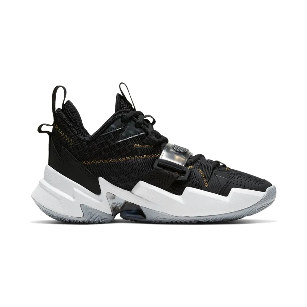 Jordan Why Not Zer0.3 The Family (GS) Black/Metallic Gold-White-Wolf Grey (CD5804-001)