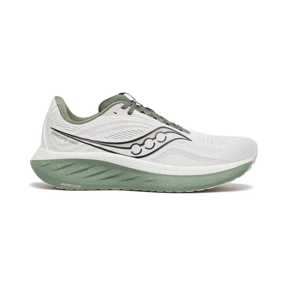 Saucony Ride 18 White Olivine (S21000-138)