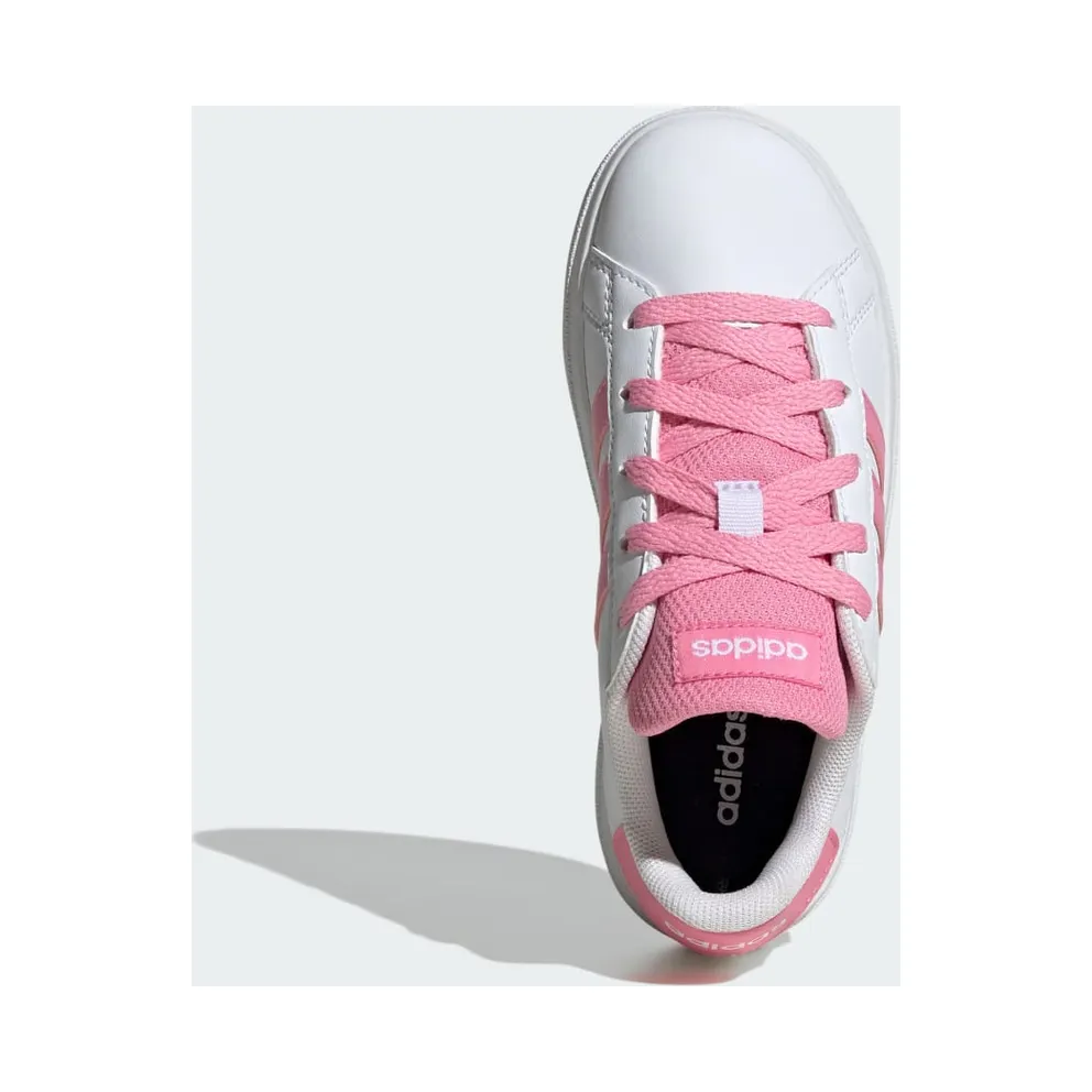 Adidas Grand Court Lifestyle Tennis Lace-Up Cloud White / Bliss Pink / Core Black (JS4345)