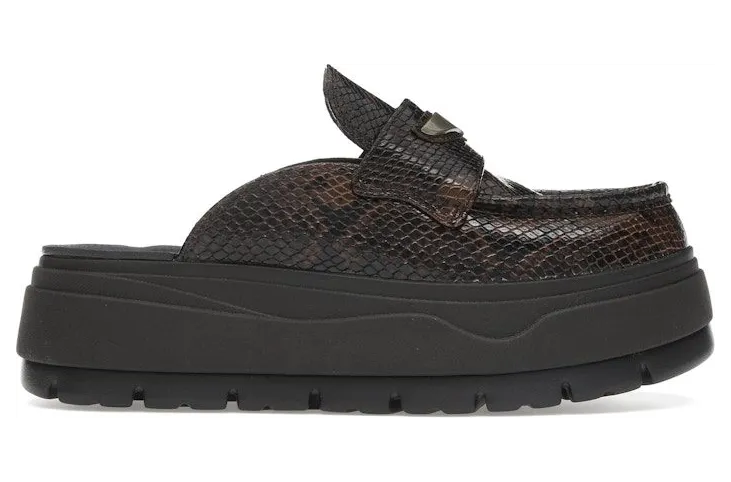 Jordan Mule Croc Velvet Brown (IB1497-200)