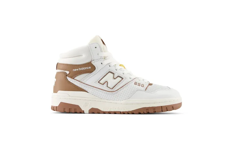 New Balance 650 Sneakers aus Leder – Weiß (BB650RGY)