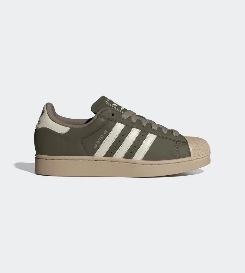 Adidas Superstar II Shoes Olive Strata / Off White / Stone Khaki (IH9315)