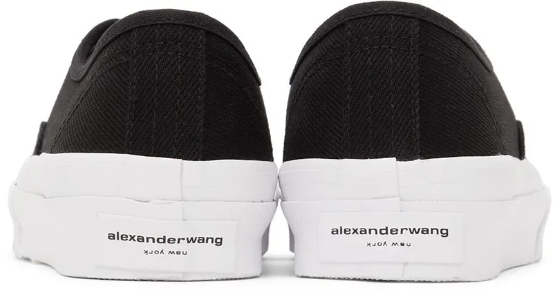 Alexander Wang Black Dropout Logo Sneakers (30321N066)