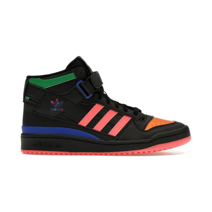 adidas Forum Mid Core Black Multicolor (GW1622)