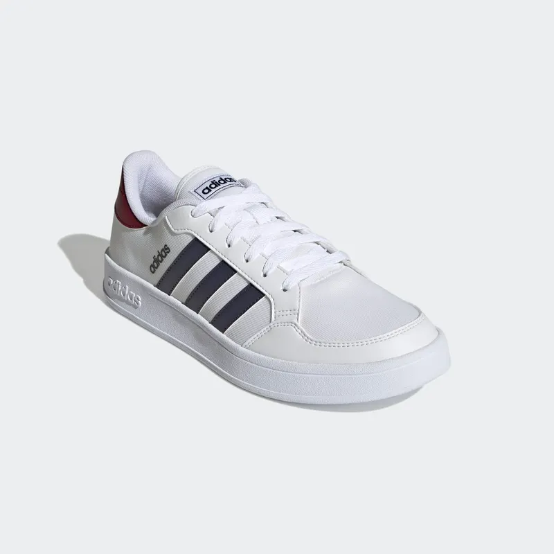 Adidas Breaknet Shoes Cloud White / Shadow Navy / Shadow Red (GY3585)