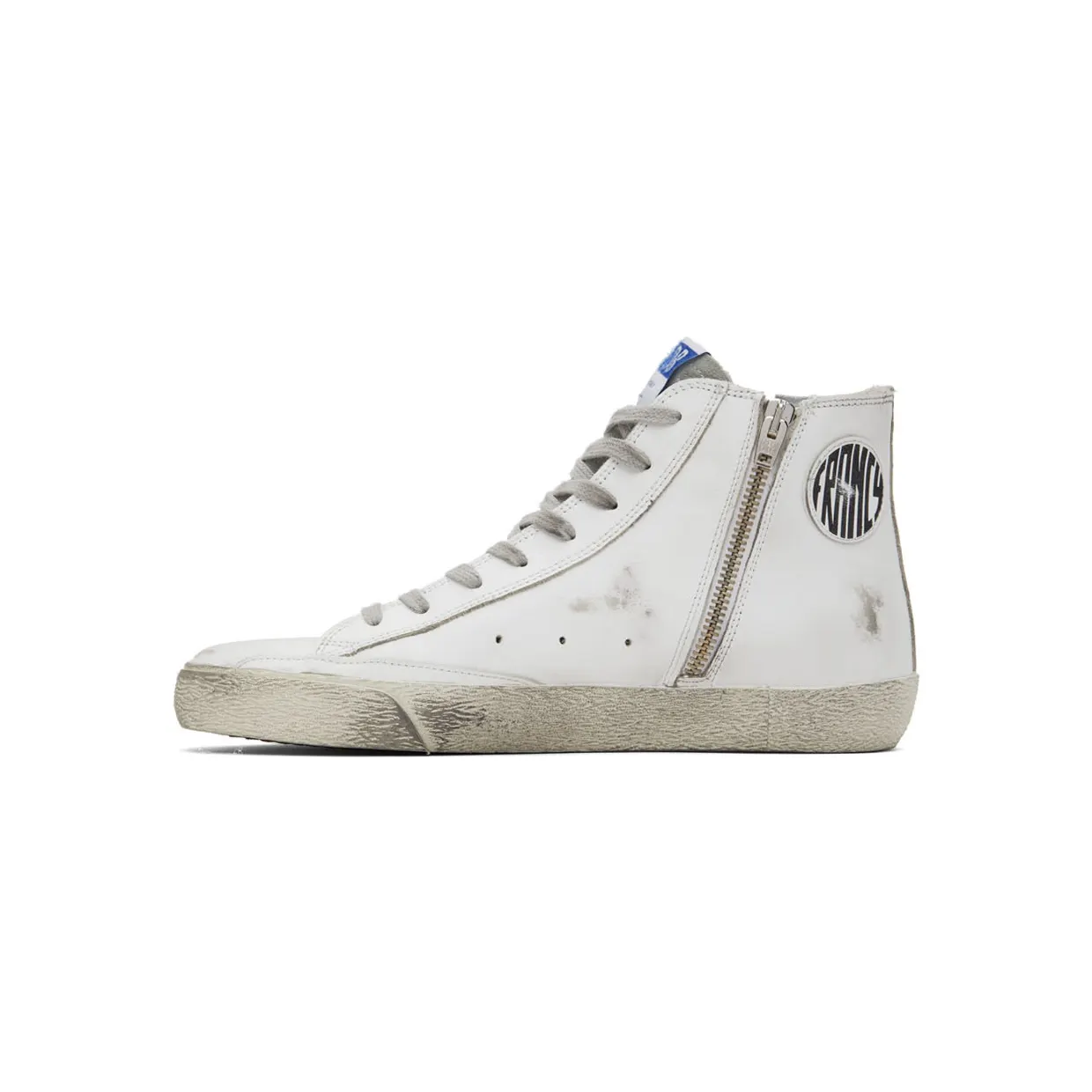 Golden Goose White Francy Classic High-Top Sneakers (GMF00113.F000319.10274) (3)