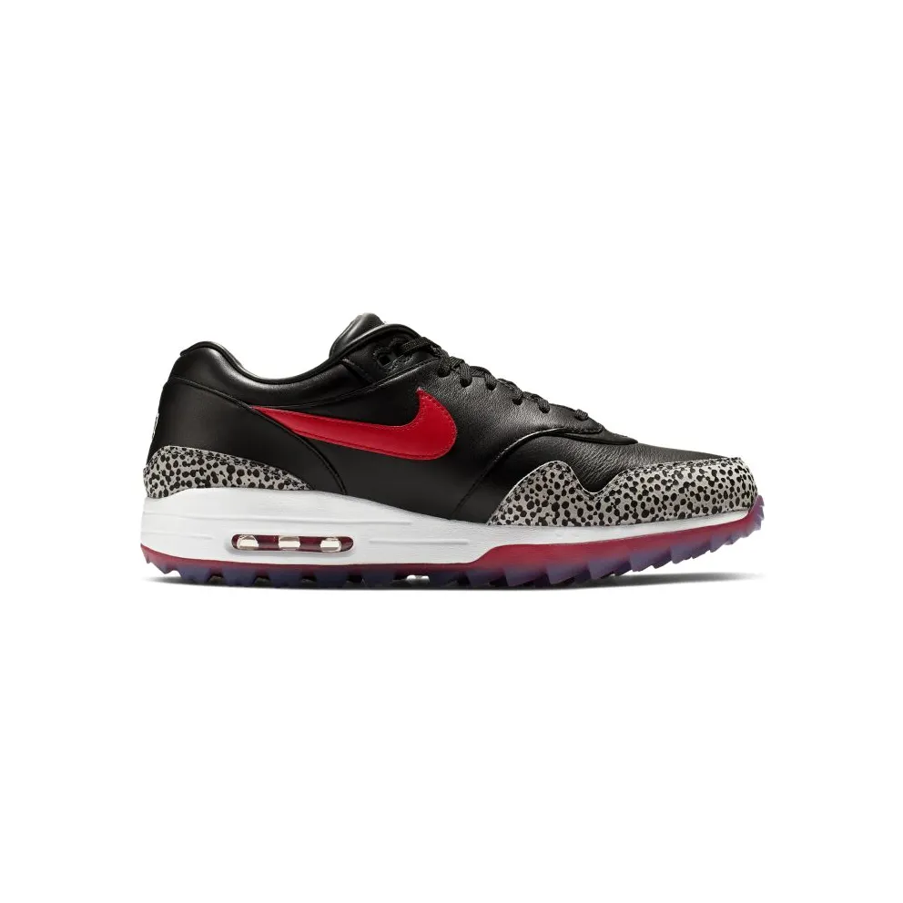 Nike Air Max 1 Golf Safari Bred Black/Cement Grey-Indigo Force-University Red (BQ4804-002)