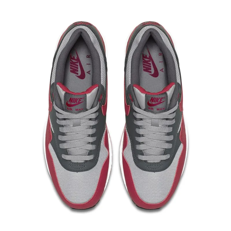Nike Air Max1 Essential Wolf Grey/Gym Red-Dark Grey (537383-062)