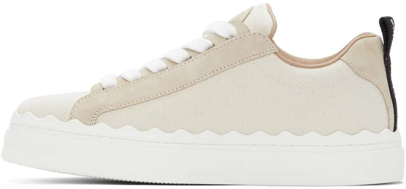 Chloé Black Canvas Lauren Sneakers (CHC21U108Q7)