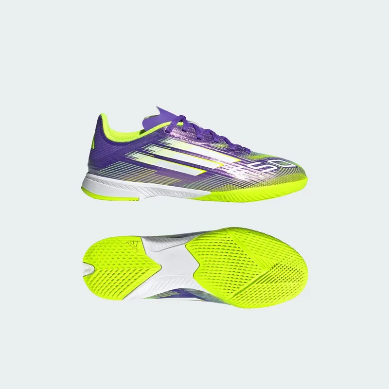 adidas F50 League Indoor Purple Rush Cloud White Lucid Lemon (JH7750)