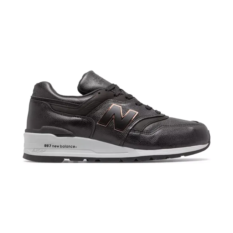 New Balance 997 ‘Black Gold’ Black/Gym Red/Metallic Silver (M997PAF)