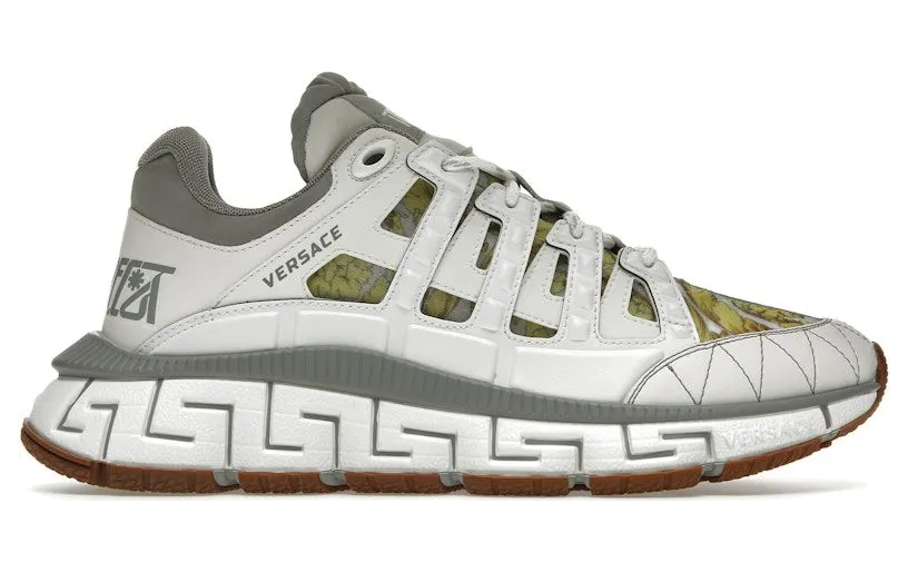 Versace Trigreca White Grey Barocco Print (DSU8094-D16TCG_D014H)