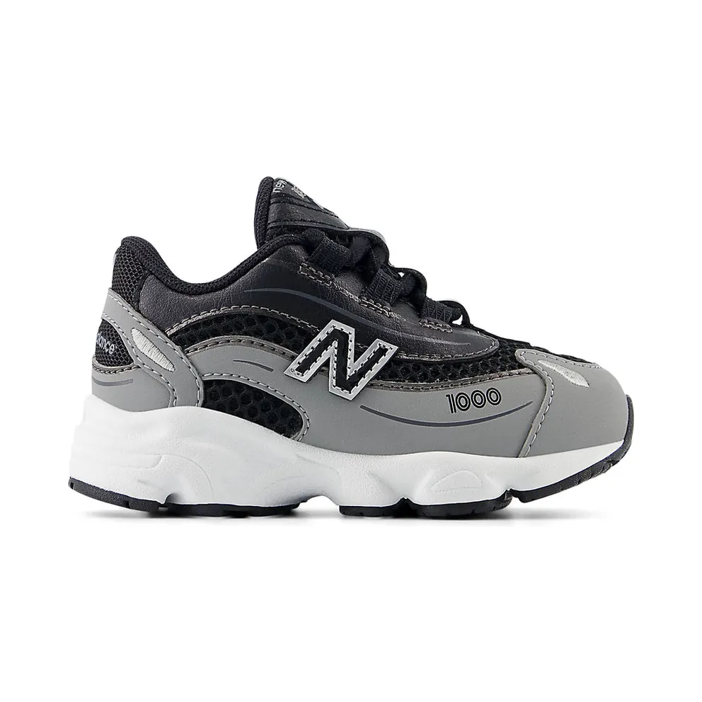 New Balance 1000 Bungee Lace Slate Grey Black (IV1000AK)