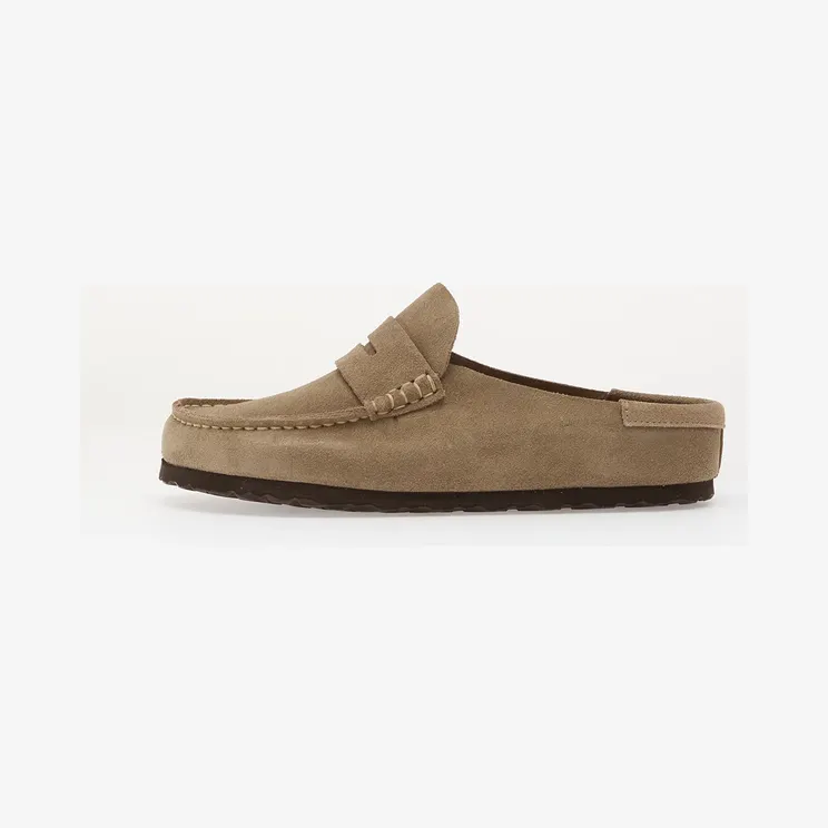 Birkenstock Naples Wrapped Suede Leather “Taupe” (1029710)