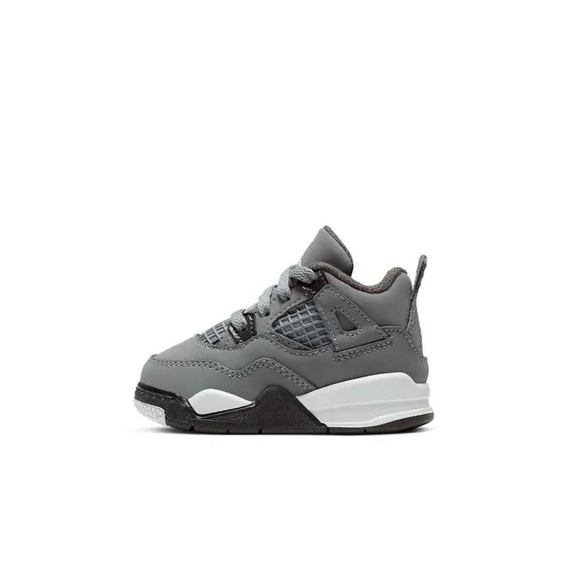 Air Jordan Nike AJ IV 4 Retro ‘Cool Grey’ (Toddler) (2019) (BQ7670-007)