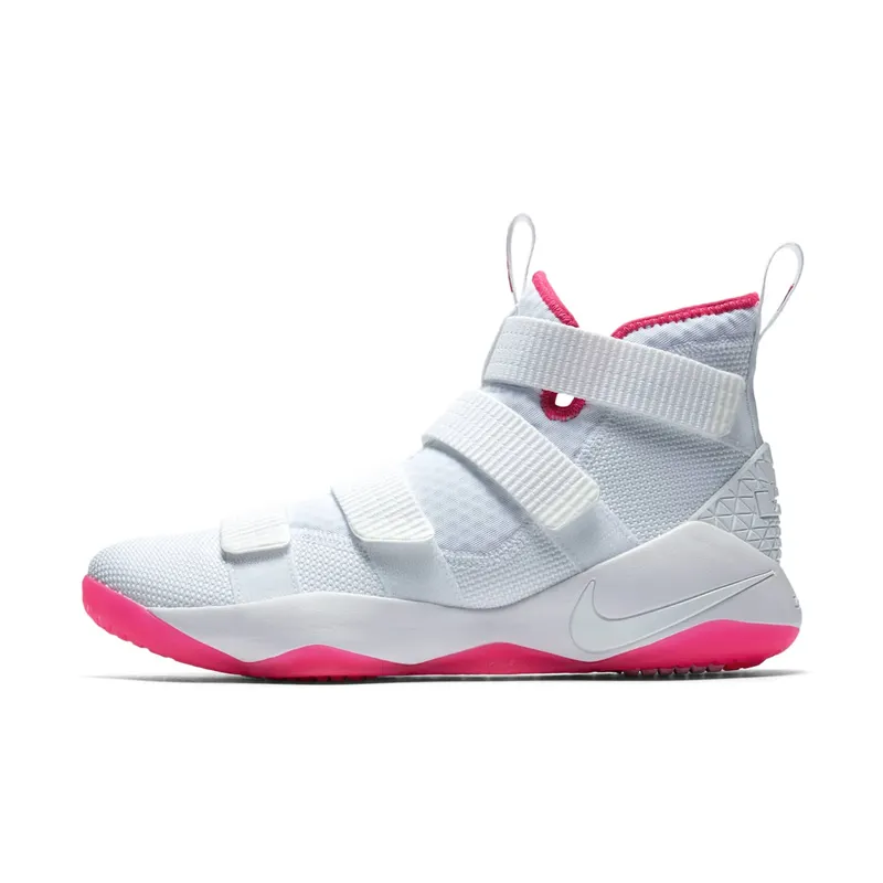 Nike LeBron Soldier 11 Kay Yow White/White-Vivid Pink (897644-102)