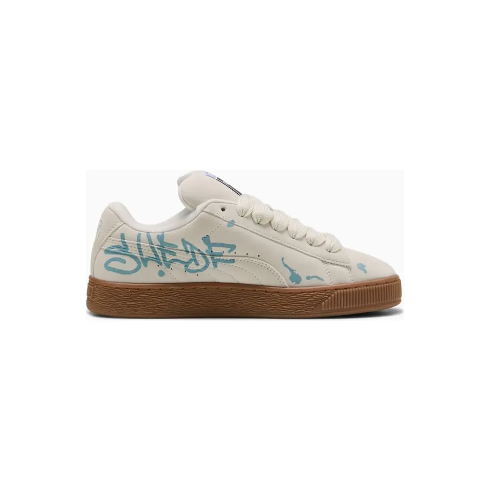 Puma Suede XL Splatters “Vapor Gray-Gum” (40257501)