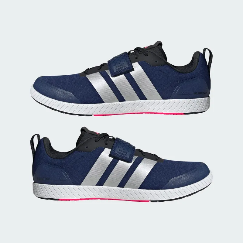 Adidas The Total Weightlifting Shoes Dark Blue / Silver Metallic / Core Black (JP6197)
