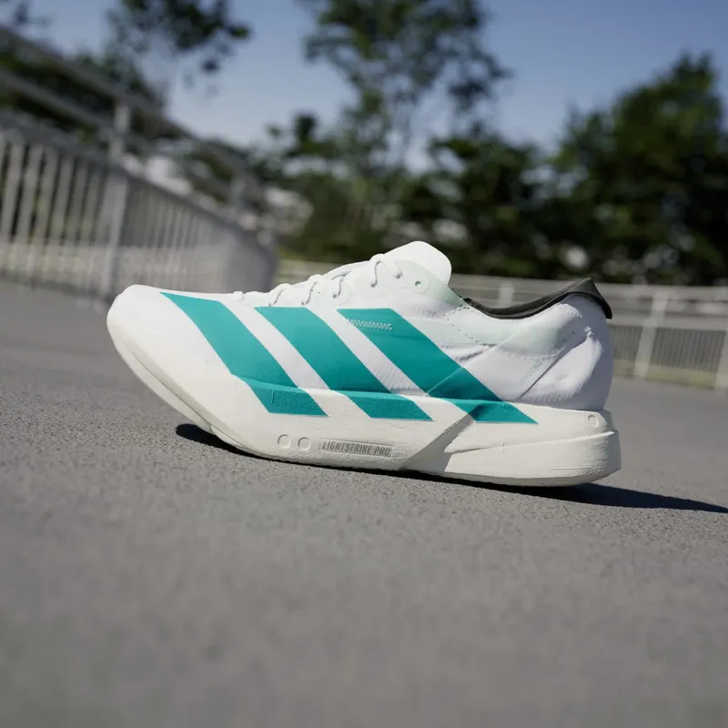 Adidas Adizero Adios Pro 4 Cloud White / Pure Teal / Carbon (JR1267)
