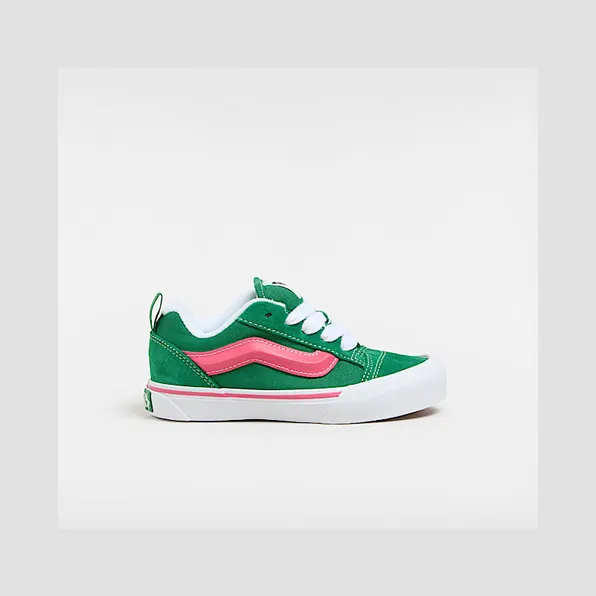 Vans Knu Skool PS “Green / Pink / White” (VN000CYUBOC)