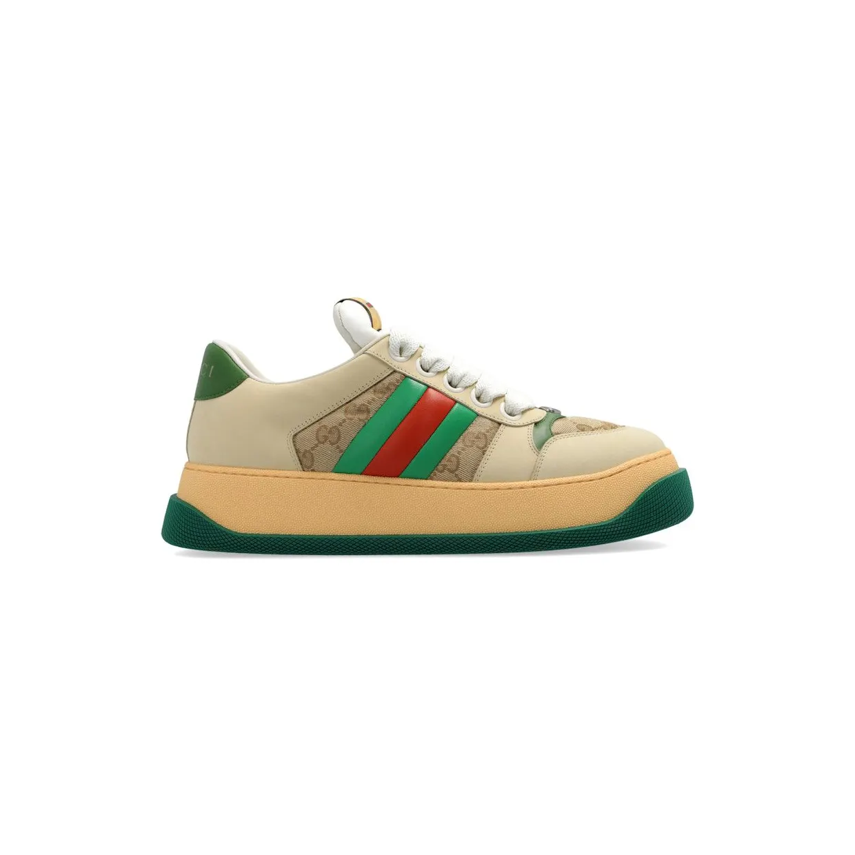 Gucci Screener GG Motif Beige Green (777106 AAC72 9554)