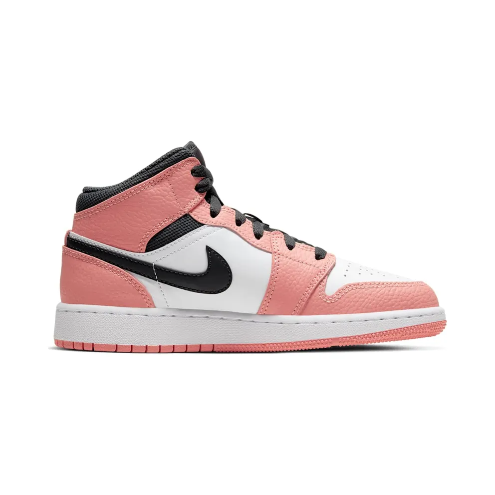 Air Jordan 1 Mid Pink Quartz (GS) (2020) (555112-603)