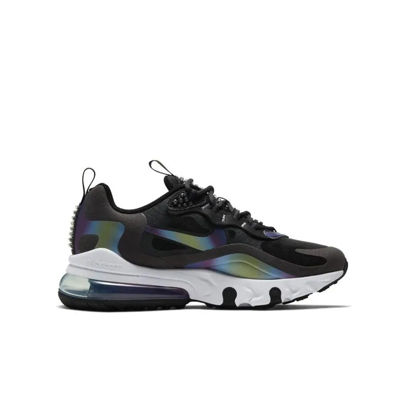 Nike Air Max 270 React GS Dark Smoke Grey Iridescent (CT9633-001)