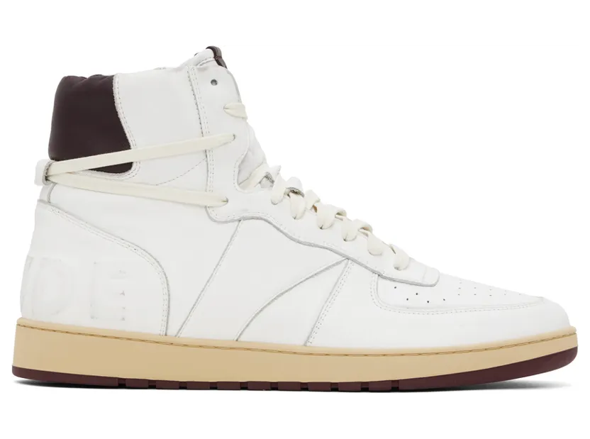 Rhude Rhecess-Sky Hi “White/Burgundy” (RHFW22FO06489500)